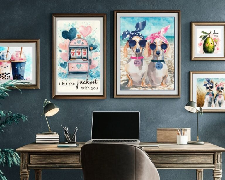 Sweet & Cheeky home office