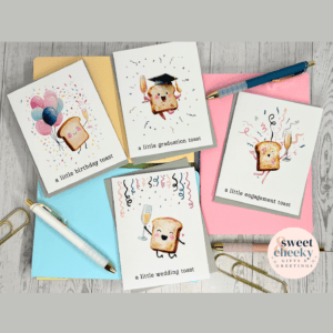Bubbly & Toasted Greeting Card Collection