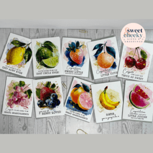 Fruit Stand Baby Greeting Card Collection