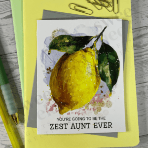 You’re Going to Be the Zest Aunt Ever | Lemon Pregnancy Announcement