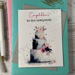 Congratulations to the Newlyweds | Tiered Wedding Cake